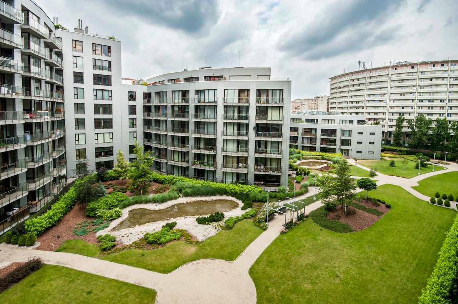 Apartamenty Triton Park Varsóvia Exterior foto