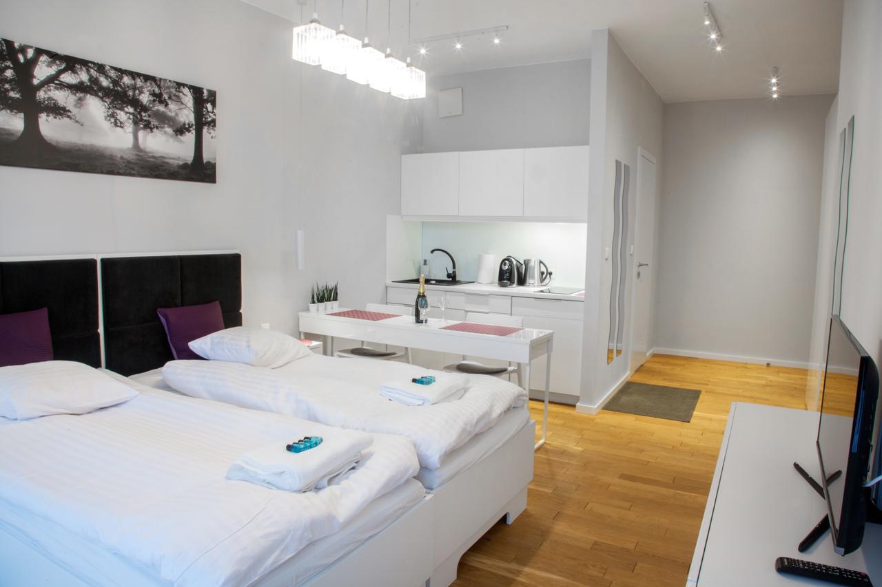 Apartamenty Triton Park Varsóvia Exterior foto